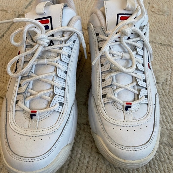 chunky platform sneakers fila